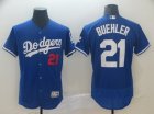 Dodgers #21 Walker Buehler Royal Flexbase Jersey