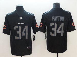 Nike Bears #34 Walter Payton Black Vapor Impact Limited Jersey