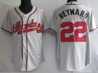 MLB Jerseys Atlanta Braves #22 Heyward grey