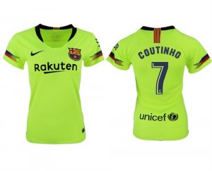 2018-19 Barcelona COUTINHO Away Women Soccer Jersey