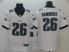 Nike Eagles #26 Miles Sanders White Vapor Untouchable Limited Jersey