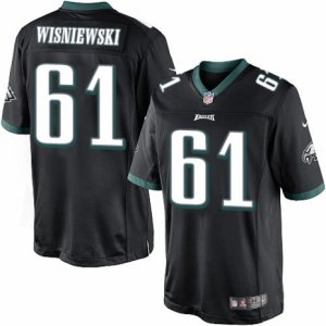 Mens Nike Philadelphia Eagles #61 Stefen Wisniewski Limited Black Alternate NFL Jersey