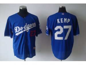 mlb jerseys los angeles dodgers #27 kemp blue