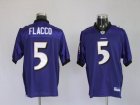 nfl baltimore ravens #5 flacco purple