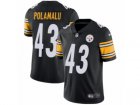 Mens Nike Pittsburgh Steelers #43 Troy Polamalu Vapor Untouchable Limited Black Team Color NFL Jersey