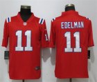Nike Patriots #11 Julian Edelman Red Vapor Untouchable Limited Jersey