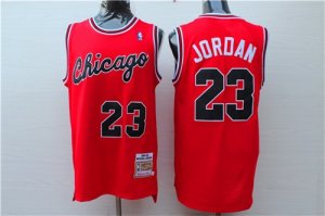 Bulls #23 Michael Jordan Red 1984-85 Hardwood Classics Jersey