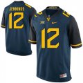 West Virginia Mountaineers #12 Gary Jennings Navy College Football Jersey