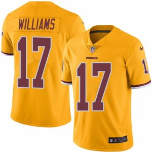 Mens Nike Washington Redskins #17 Doug Williams Limited Gold Rush NFL Jersey