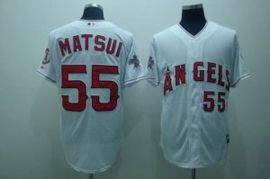 mlb los angeles angels #55 matsui white[cool base]