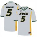 North Dakota State Bison 5 Robbie Grimsley White College Football Jersey