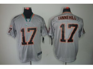 Nike NFL Miami Dolphins #17 Ryan Tannehill grey jerseys[Elite lights out]