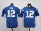 nike youth NFL Indianapolis Colts #12 luck blue
