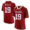 Oklahoma Sooners #19 Caleb Kelly Red 47 Game Winning Streak College Football Jersey