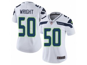 Women Nike Seattle Seahawks #50 K.J. Wright Vapor Untouchable Limited White NFL Jersey