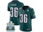 Nike Philadelphia Eagles #36 Jay Ajayi Midnight Green Team Color Super Bowl LII Champions Men Stitched NFL Vapor Untouchable Limited Jersey