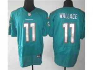 Nike NFL Miami Dolphins #11 Mike Wallace Green Jerseys(Elite)