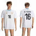 Uruguay 16 M.PEREIRA Away 2018 FIFA World Cup Thailand Soccer Jersey