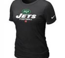 Women New York Jets Black T-Shirt