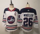 Winnipeg Jets #26 Blake Wheeler White Breakaway Heritage Adidas Jersey