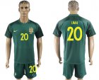 2017-18 Brazil 20 LIMA Away Soccer Jersey