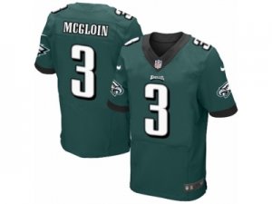 Mens Nike Philadelphia Eagles #3 Matt McGloin Elite Midnight Green Team Color NFL Jersey