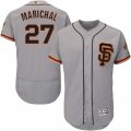 Mens Majestic San Francisco Giants #27 Juan Marichal Gray Flexbase Authentic Collection MLB Jersey