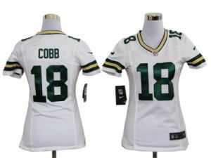 Nike women nfl green bay packers #18 cobb white jerseys