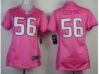 Nike Women Houston Texans #56 Brian Cushing Pink Love Jerseys