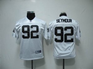 youth Oakland Raiders #92 Richard Seymour white