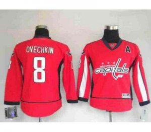 nhl washington capitals #8 alex ovechkin red[kids]