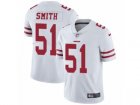 Mens Nike San Francisco 49ers #51 Malcolm Smith Vapor Untouchable Limited White NFL Jersey