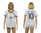 Women Germany #10 Matthaus White Home Soccer Country Jersey