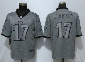 Nike Eagles #17 Alshon Jeffery Gray Gridiron Gray Vapor Untouchable Limited Jersey