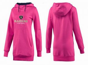 Women Oakland Raiders Logo Pullover Hoodie-003