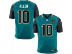 Mens Nike Jacksonville Jaguars #10 Brandon Allen Elite Teal Green Team Color NFL Jersey