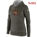 Women Cincinnati Bengals Logo Pullover Hoodie-3