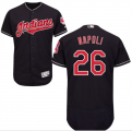 Cleveland Indians #26 Mike Napoli Blue New Authentic Collection Baseball Jersey