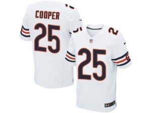 Mens Nike Chicago Bears #25 Marcus Cooper Elite White NFL Jersey