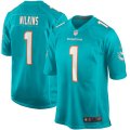 Nike Dolphins #1 Christian Wilkins Aqua 2019 NFL Draft First Round Pick Vapor Untouchable Limited Jersey