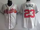 MLB Jerseys Atlanta Braves #23 Diaz grey