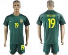 2017-18 Brazil 19 WILLIAN Away Soccer Jersey