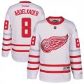 Mens Detroit Red Wings #8 Justin Abdelkader White 2017 Centennial Classic Stitched NHL Jersey