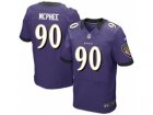 Nike NFL Baltimore Ravens #90 Pernell McPhee Purple Jerseys(Elite)