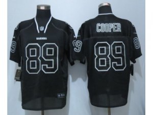 Nike Oakland Raiders #89 Cooper Lights Out black Jerseys(Elite)