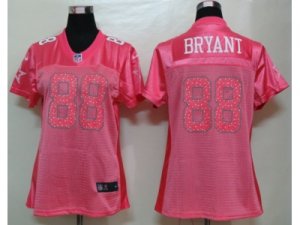 Nike Womens Dallas cowboys #88 bryant Pink Jerseys