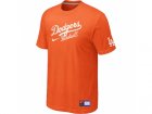 Los Angeles Dodgers Nike Short Sleeve Practice T-Shirt Orange