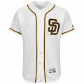 Men's San Diego Padres Majestic Fashion Blank White Flex Base Authentic Collection Team Jersey