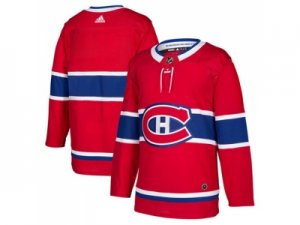 Men Adidas Montreal Canadiens Blank Red Home Authentic Stitched Custom Jersey