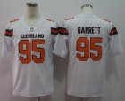 Nike Browns #95 Myles Garrett White Vapor Untouchable Player Limited Jersey